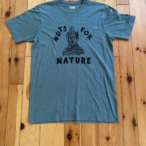 Blue "Nuts for Nature" North Face Tee